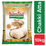 Nature Fresh Sampoorna Chakki Atta 10 kg Bag