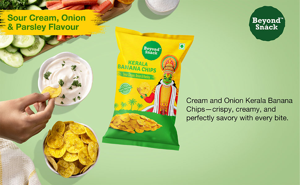 Buy Beyond Snack Sour Cream Onion Parsley Kerala Banana Chips