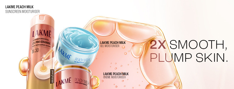 Buy Lakme Peach Milk Moisturizer Body Lotion 60 Ml Bottle Online