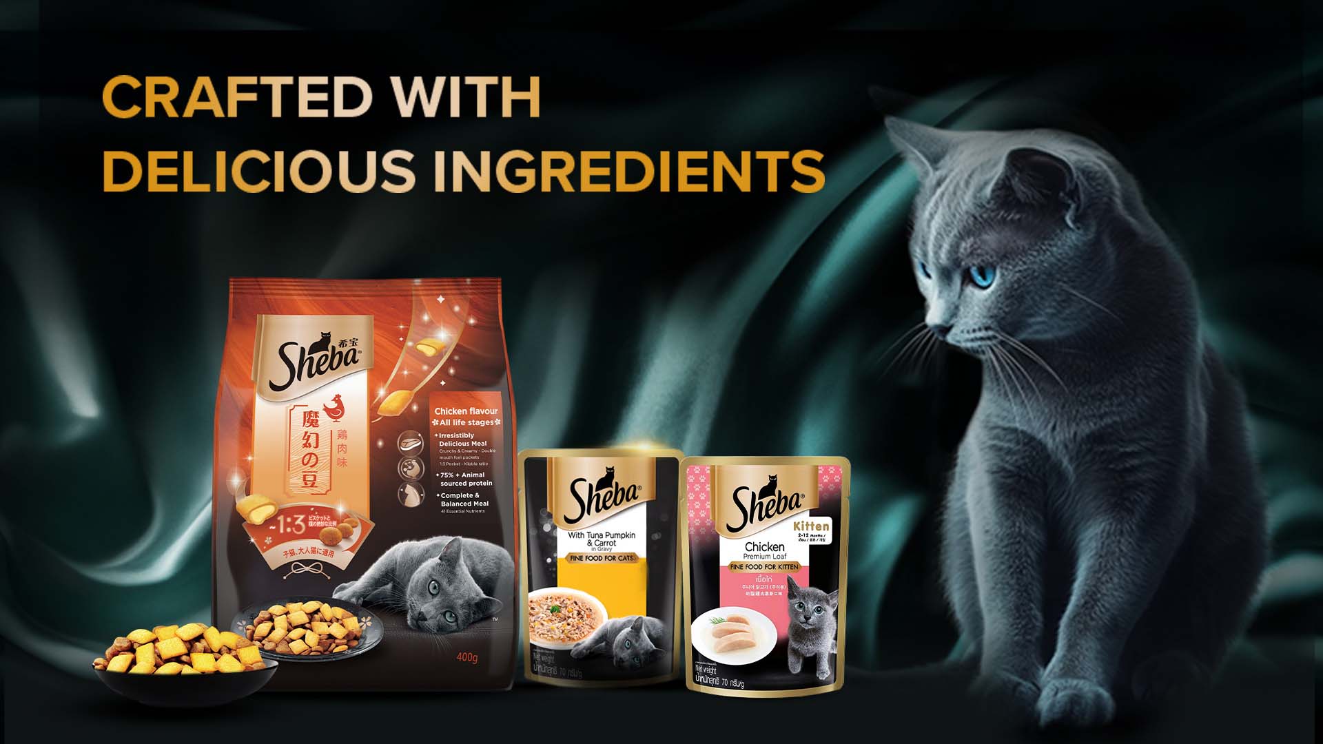 Buy Sheba Chicken Premium Loaf Kitten Wet Cat Food To 12
