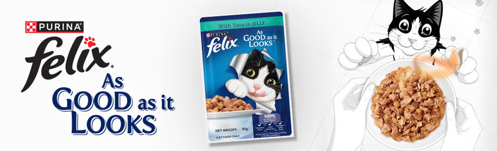 Buy Purina Felix With Tuna In Jelly Adult Cat Food Online at Best