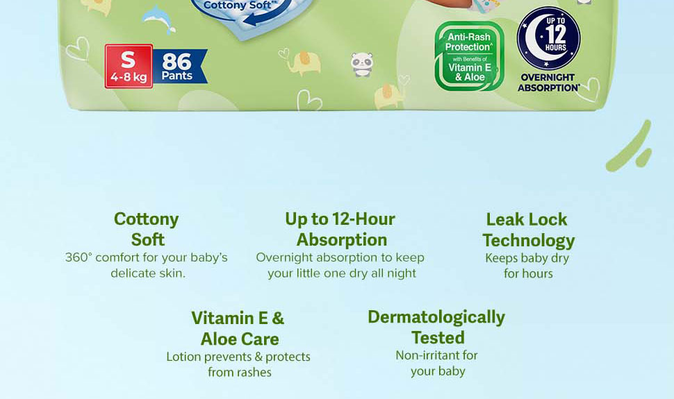 Buy bigbasket Baby Diapers Pants Small Online at Best Price of