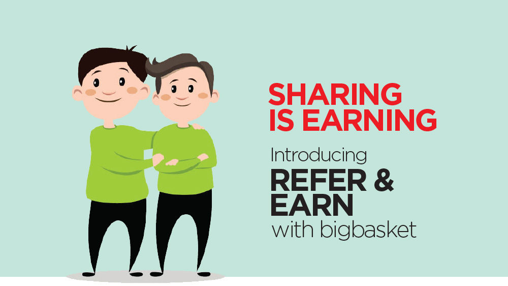 BigBasket Referral Code: bigb5smci Get Free Rs 100 + Refer and Earn Rs 100