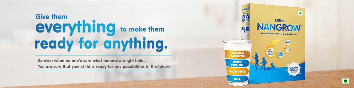 Buy Nestle Nangrow Creamy Vanilla Flavour Nutritious Milk Drink