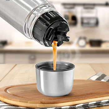 Buy Milton Water Flask Insulated Thermosteel, Flip Lid Silver