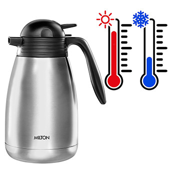 Buy Milton Carafe Thermosteel, Insulated, Hot Cold, Silver