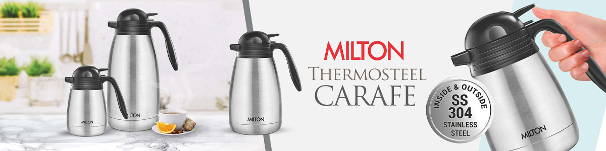 Buy Milton Thermosteel Carafe Flask Stainless Steel, Double Wall