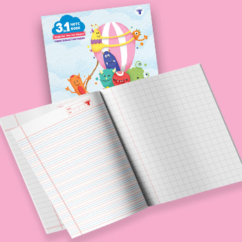 Buy Target Publications Single & Four Line 3 In 1 Notebook - Soft Bound ...