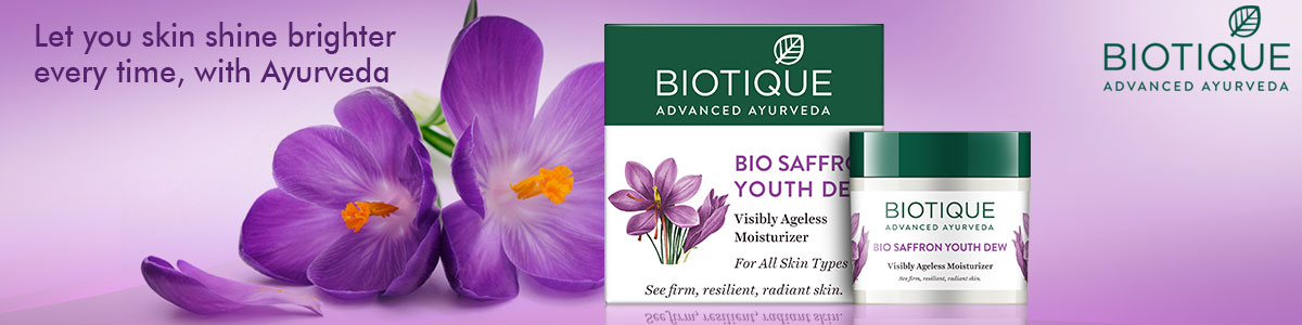 biotique advanced ayurveda bio saffron youth dew