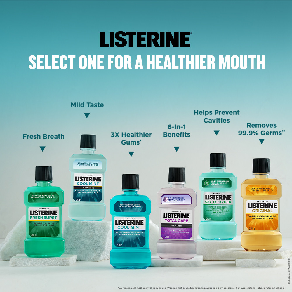 Buy Listerine Total Care Mouthwash Mild Taste, Clears 99.9 Germs