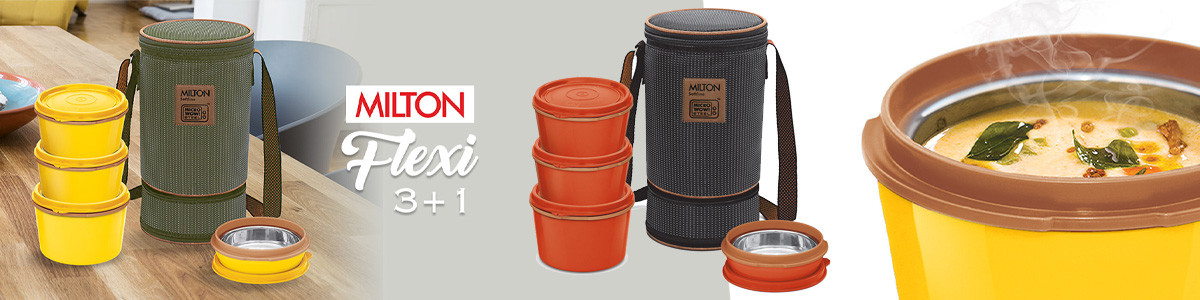 Buy Milton Flexi Insulated Inner Stainless Steel Lunch Box