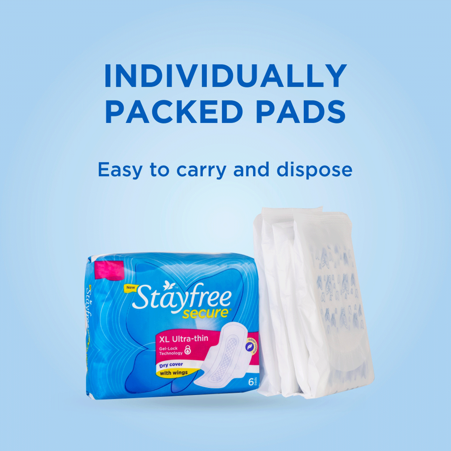 Buy STAYFREE Sanitary Pads Secure Xl UltraThin, with Wings Online at