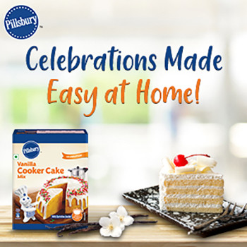 Buy Pillsbury Cooker Cake Vanilla Eggless 150 Gm Carton Online At