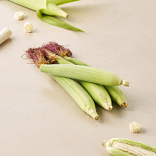 fresho! Baby Corn - Unpeeled, 1 kg  