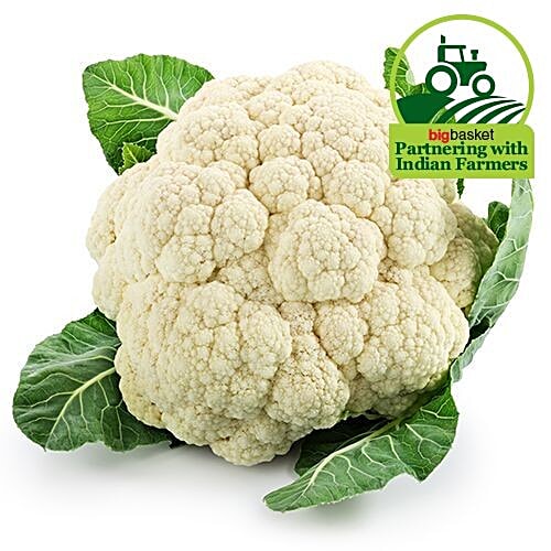 Fresho Cauliflower, 1 pc (approx. 400 to 600 g) 