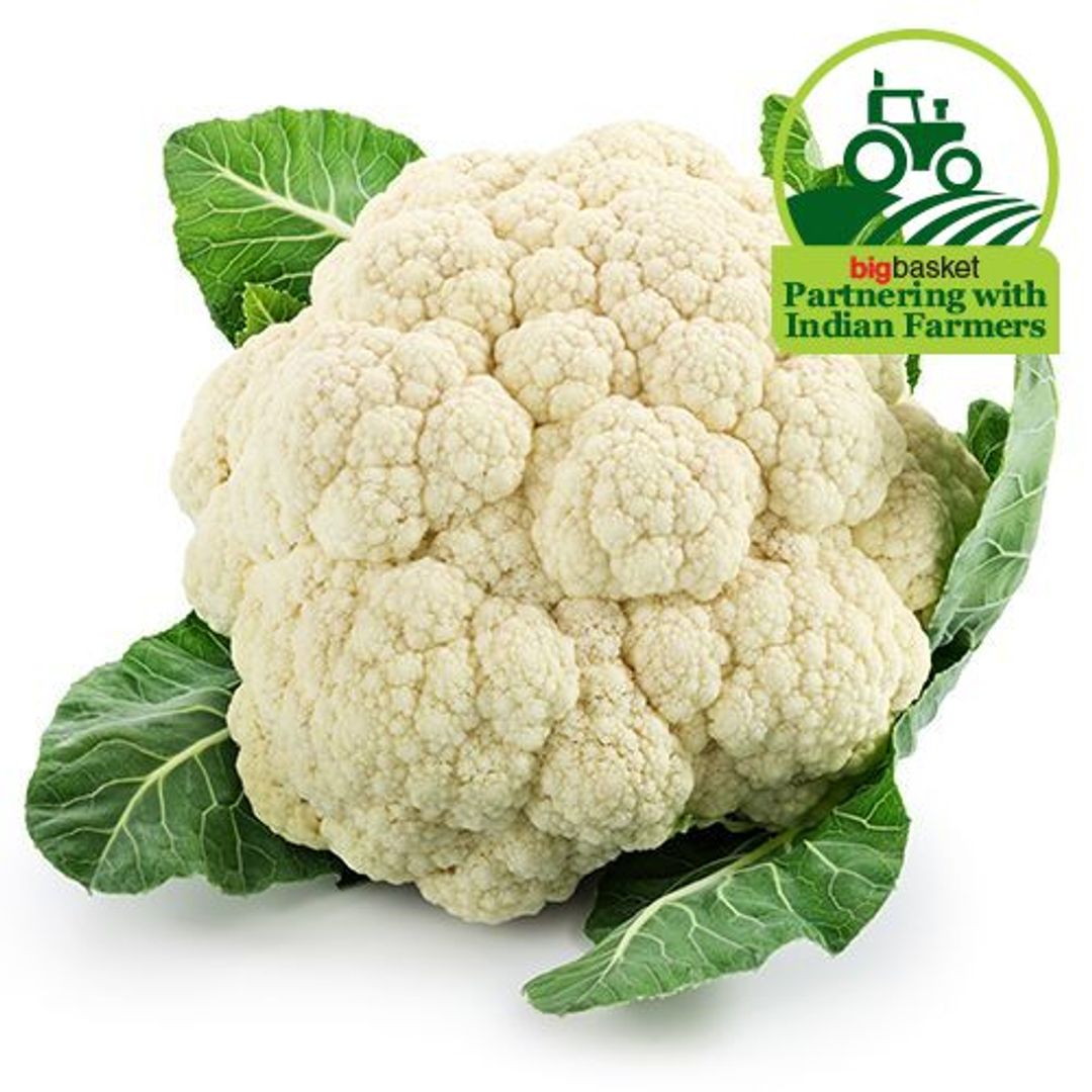 Fresho Cauliflower, 1 pc (approx. 400 to 600 g)