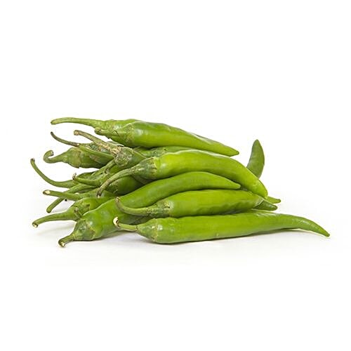 Fresho Chilli - Green Long, Medium, 250 g  