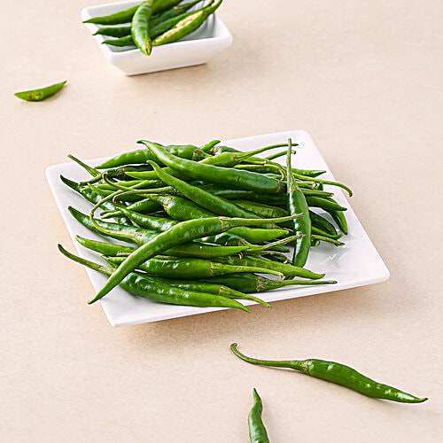 fresho! Chilli - Green Long, Medium (Loose), 250 g