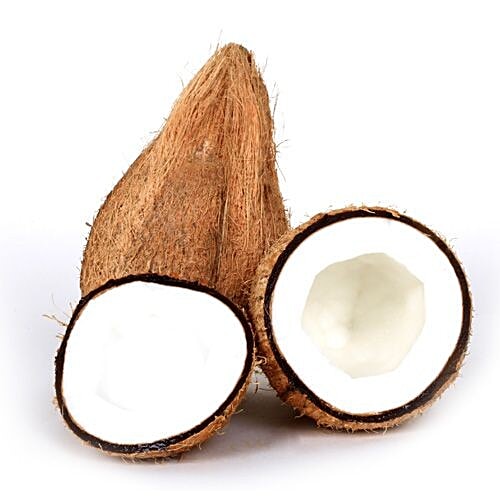 Fresho Coconut - Large, 1 pc (approx. 450 g to 600 g) 