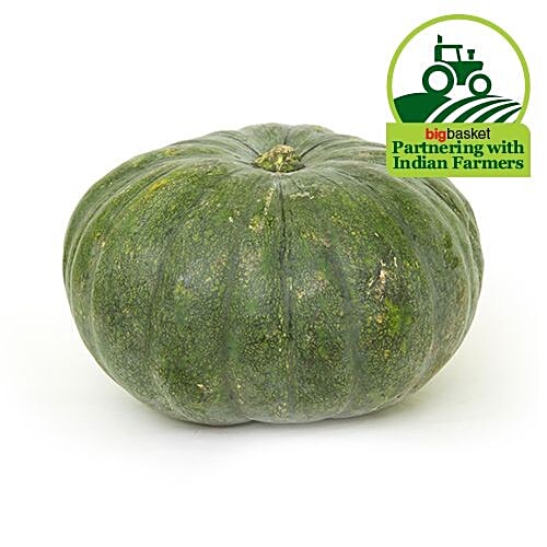 Fresho Pumpkin - Green, 1 kg  