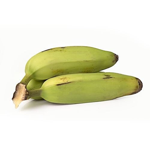 Fresho Raw Banana - Green/Kachhe Kele- Hirve, 500 g  