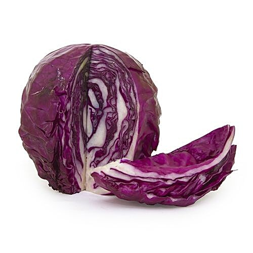 Fresho Cabbage - Red, 500 g  