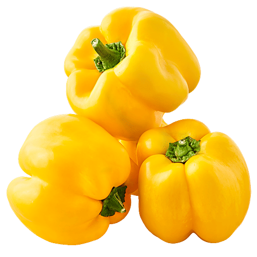Fresho Capsicum - Yellow, 500 g  