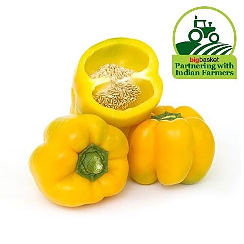 Fresho Capsicum - Yellow, 250 g  
