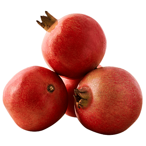 fresho! Pomegranate, 4 pcs (Approx. 800 g - 880 g) Rich In Vitamin K | C | Minerals