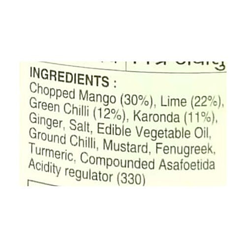 Bedekar Pickle - Mixed, 400 g Jar Zero Trans Fat