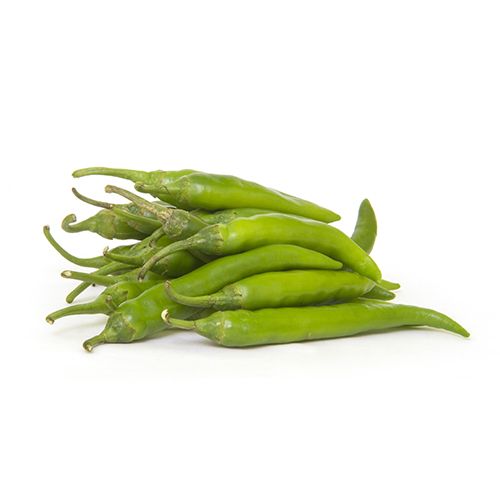 Fresho Chilli - Green Long, Medium (Loose), 1 kg  