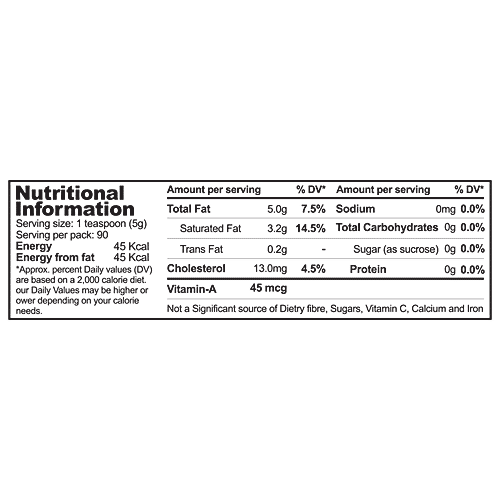 Gowardhan Ghee/Tup, 500 ml Bottle Rich Source of Natural Vitamins