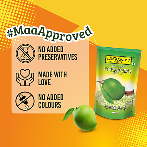 Mother's Recipe Pickle - Gujarati Choondo, 200 g Pouch Zero Trans Fat