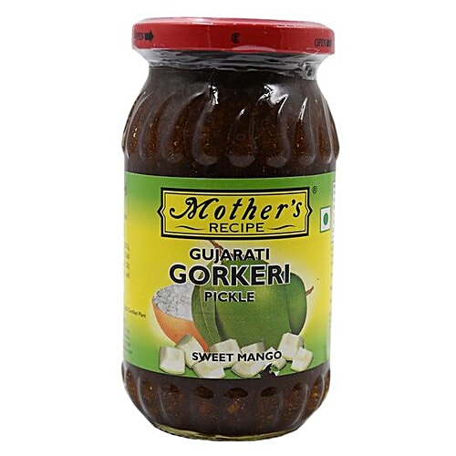 Buy Motherss Recipe Pickle Gujarati Gorkeri 350 Gm Jar Online at the