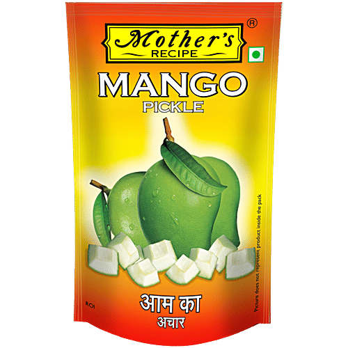 Mother's Recipe Pickle - Maharashtra Mango, 200 g Pouch 