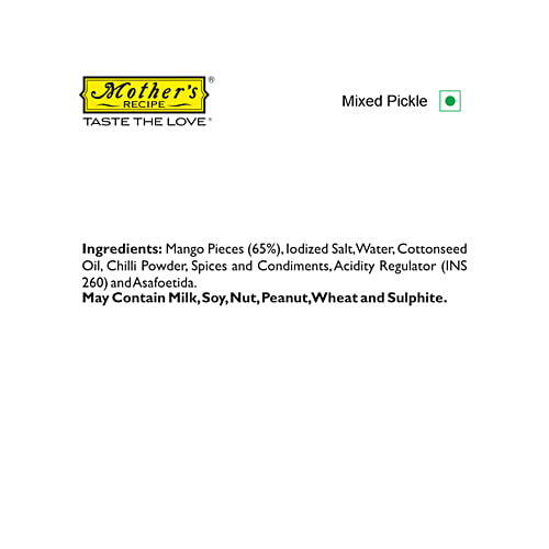 Mother's Recipe Pickle - Mango, 1 kg Jar 