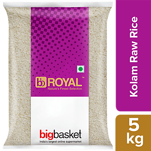 bb Royal Raw Rice/Tandul - Kolam, 5 kg Bag 