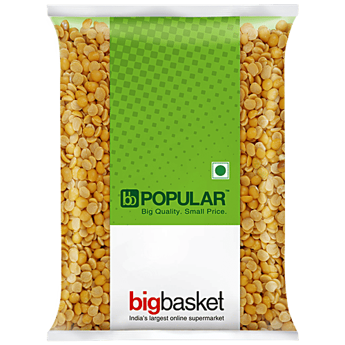 bb Popular Toor/Arhar Dal, 5 kg Pouch 
