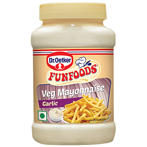 Dr. Oetker FunFoods Veg Mayonnaise Garlic, 250 g  