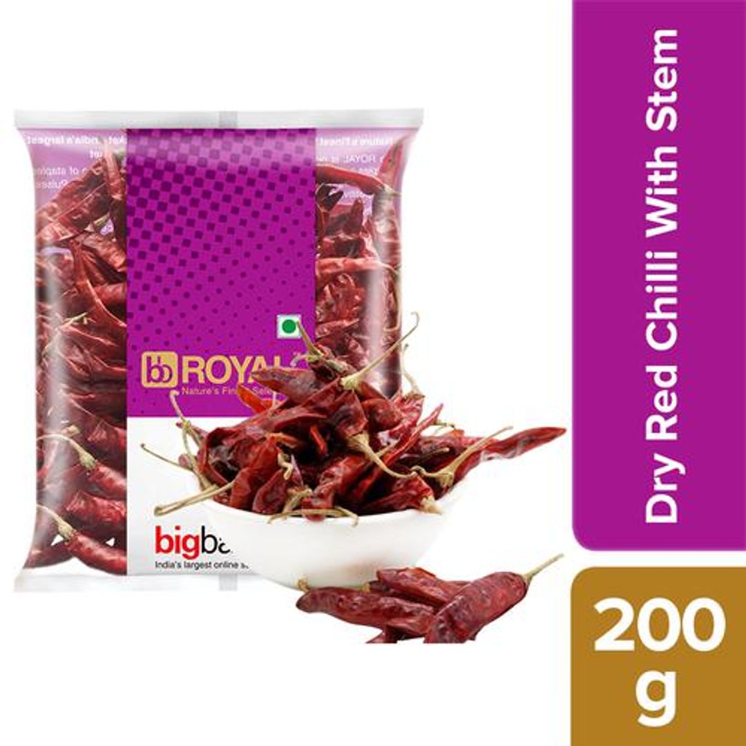 BB Royal Chilli - Guntur with Stem, 200 g 