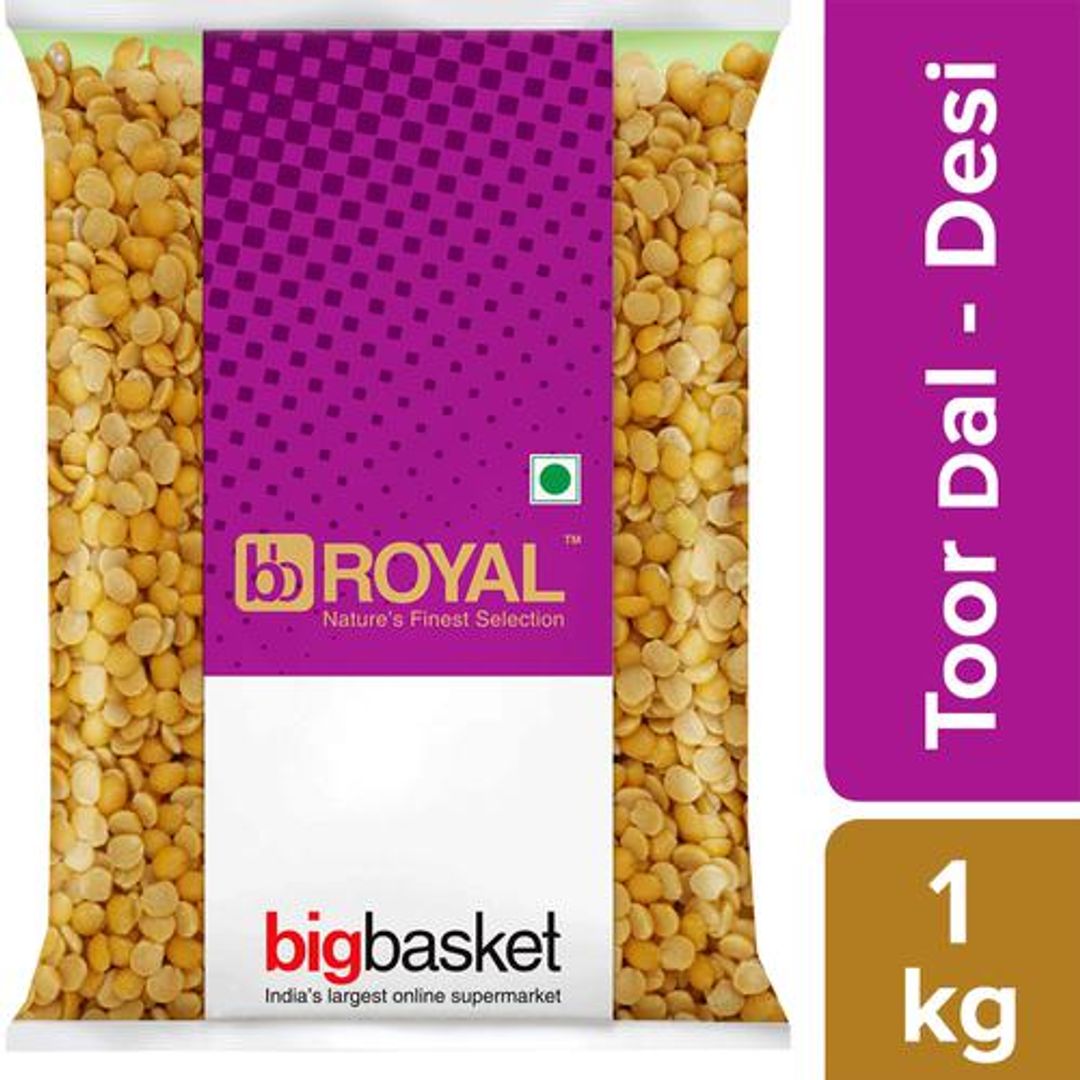 BB Royal Toor Dal/Togari Bele - Desi, 1 kg Pouch