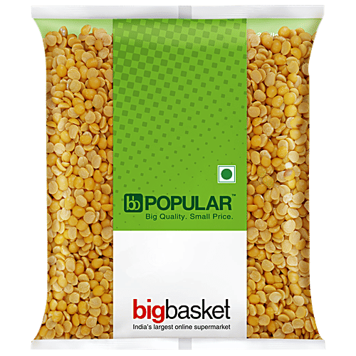 bb Popular Toor/Arhar Dal, 500 g Pouch 