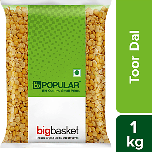 Buy Bb Popular Toorarhar Dal 1 Kg Pouch Online At Best Price of Rs 217