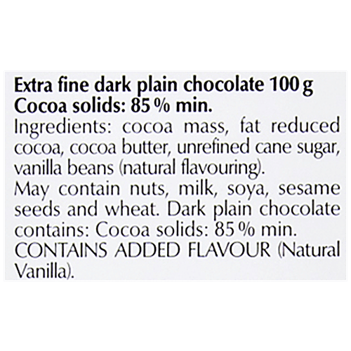 Lindt Chocolate - Excellence (85% Cocoa - Dark), 100 g Pouch 