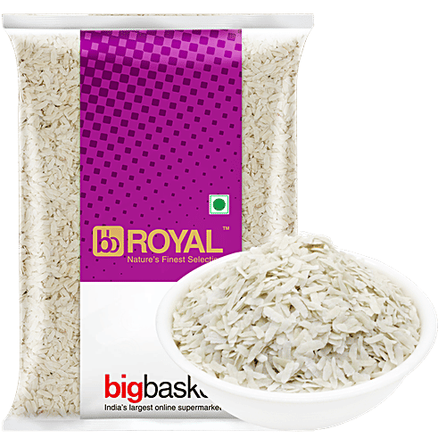 bb Royal Poha/Avalakki/Aval/Chivda - Thick, 1 kg Pouch 