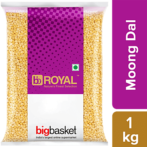 bb Royal Moong Dal/Hesaru Bele, 1 kg Pouch 