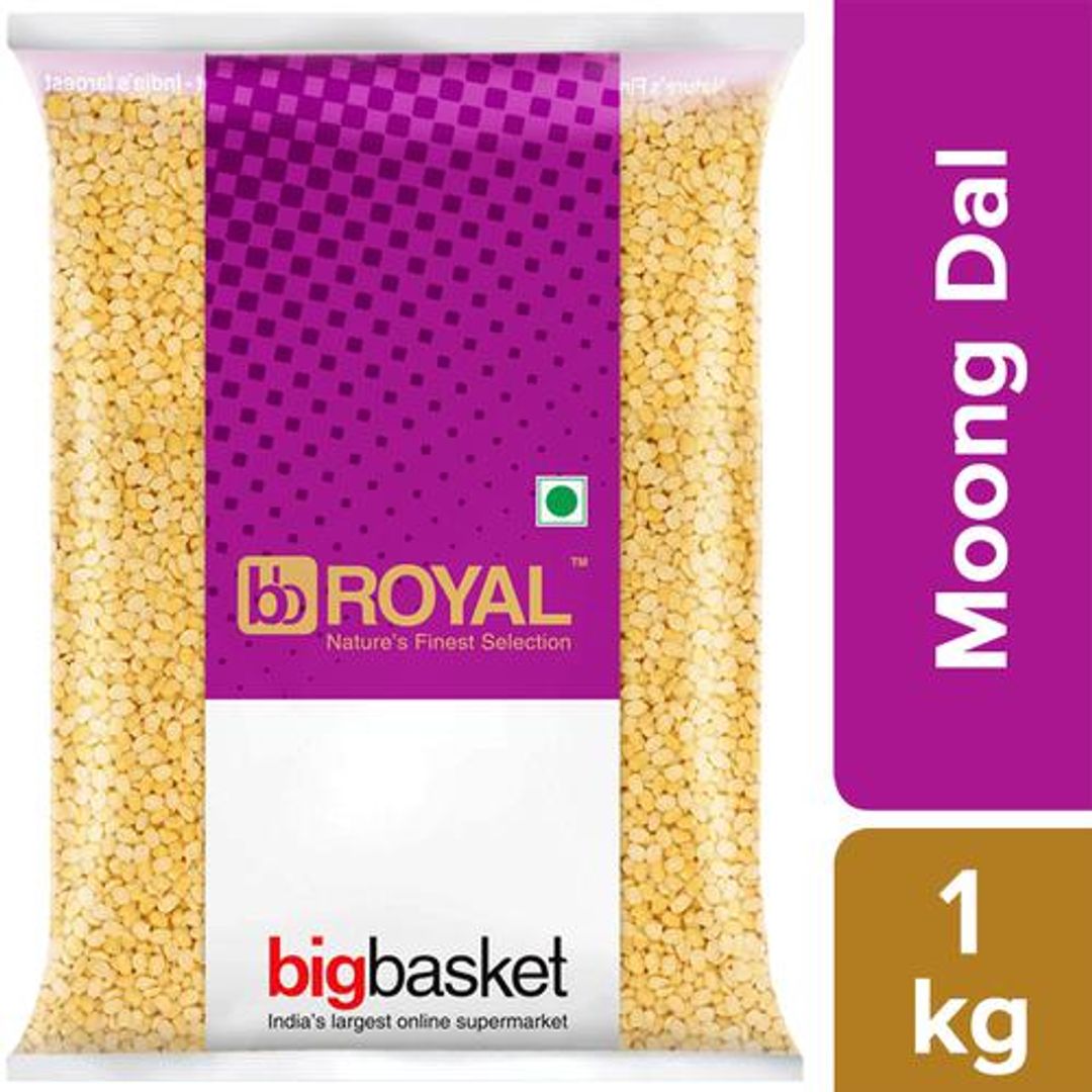 BB Royal Moong Dal/Hesaru Bele, 1 kg Pouch