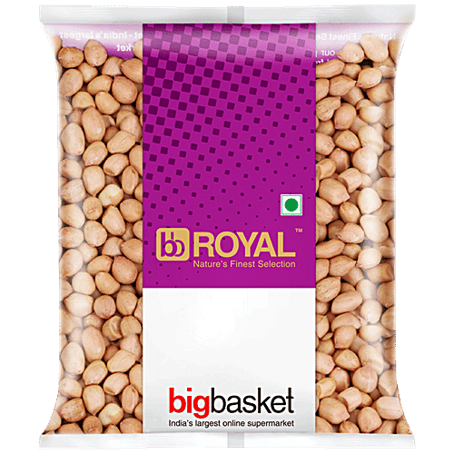 bb Royal Peanuts/Munghfali - Raw, 500 g Pouch 