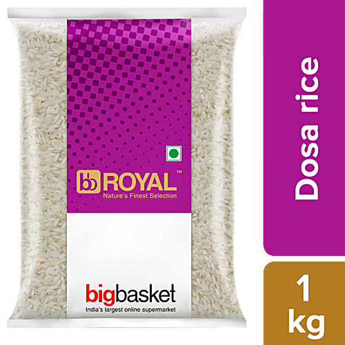 bb Royal Rice/Chawal/Chall - Dosa, 1 kg Pouch 