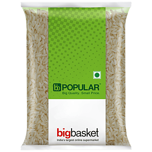 bb Popular Rice/Akki - Steam, Sona Masoori, 1 kg Pouch